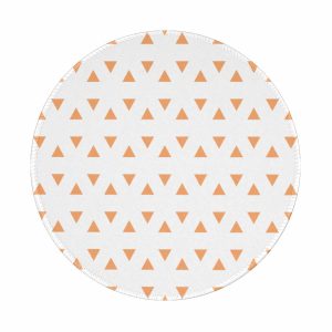 Round Non-Slip Rubber Mouse Pad - Triangle